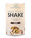 SHAPEWORLD More than a Shake 420 g - Mahlzeitersatz Shake zum Abnehmen - Protein Pulver - Langanhaltende Sättigung & Schnelle Zubereitung (Cookie, 420g)