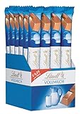 Lindt Schokolade LINDOR Vollmilch Schokoladen-Sticks | 24 x 40g Schokoladenriegel | zartschmelzende Alpenvollmilch-Schokolade | Pralinen-Geschenk | Schokoladen-Geschenk | Großpackung