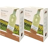 Maybach Pinot Blanc Weißer Burgunder trocken Bag-in-Box (1x3l) (Packung mit 2)