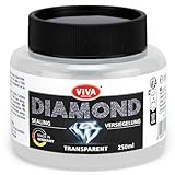 Viva Decor Diamond Painting Versiegelung 250 ml für dauerhaften Halt und Glitzereffekt, Transparent & Schnelltrocknend, Hohe Ergiebigkeit, Ideal als Diamond Painting Zubehör