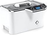 LifeBasis Ultraschallreinigungsgerät - Brillenreinigungsgerät 600ml Digitaler Ultraschallreiniger Ultraschallgerät 42KHz Ultraschall Gerät für Zahnersatz Brille Schmuck Uhren Pinsel 50W