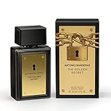 Banderas Perfumes - The Golden Secret - Eau de Toilette Spray für Herren, Täglicher und Männlicher Duft mit Minze und Apfellikör – 50 ml
