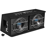 Hifonics TDA-250R Aktiv-Subwoofer für Auto, 600 W