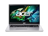 Acer Aspire 3 (A317-54-770Q) ComfyView™ Full HD IPS Display (matt) / Intel® Core™ i7-1255U / 16 GB DDR4 RAM / 1.000 GB PCIe Gen4 SSD/Intel® Iris® Xe Grafik/Windows 11 Home (64 Bit) / Pure Silver