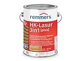 Remmers HK-Lasur 3in1 [plus] eiche rustikal, matt, 2,5 Liter, Holzlasur, Premium Holzlasur außen, 3fach Holzschutz mit Imprägnierung + Grundierung + Lasur