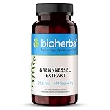 Brennnessel Kapseln – 100 Stück 675 mg Tagesdosis mit Eisen hochdosiert von BIOHERBA PZN 19554988