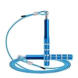 Wastou Springseil, Speed Springseil für Fitnessübungen, verstellbares Training für Erwachsene Springseil für Männer, Frauen, Kinder, Mädchen