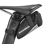 ROCKBROS Fahrrad Satteltasche Fahrradtasche Fahrradsitz Tasche für MTB Rennrad Faltrad 15 * 6,5 * 5CM* mit Befestigungsriemen/mit Halterung