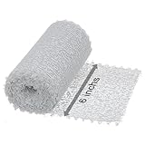 ZIIYAN Gipstuchrollen für Hobby-Handwerk, 15,2 x 457,2 cm, Gipsverbände für Pappmaché-Paste, Skulpturen, Bauchguss, Maskenherstellung, Körperformen und Kunstprojekte