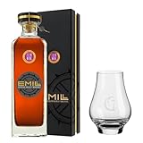 Scheibel EMILL Feinwerk - Single Malt Whisky - Portwein-Finish + Original EMILL Glas