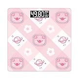 Smart Scale, Body Fat Monitor, Digital Bmi Analyzer, Accurate, Stylish Tempered Glass Design, Home Fitness and Health Tracking, 10,24 x 10,24 x 0,79