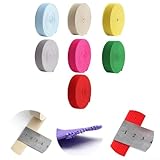 5 m lange Gummibänder, 2 cm breite Gummibänder zum Nähen von Kleidungsstücken und Bastelprojekten (Gelb)