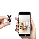 Telecamera Spia Nascosta Wifi 1080P Interno Mini Telekamera Videokamera Sorveglianza Senza Fili Telecamera di Sicurezza Microcamere Spia per Casa Spy Cam con Rilevamento di Movimento Controllo App