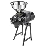Elektrische Getreidemühle 1500W Edelstahl-Trichter Profi Mahlwerk Haushalt Gewerbe 70.5cm 1400 U/min