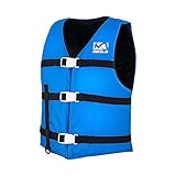 Mesle Schwimmweste Erwachsene Promo, Universal 50N Schwimmhilfe für Herren & Damen, Auftriebsweste für Sup, Kanu, Wakeboard, Wasserski, Prallschutzweste, Paddelweste für Boot