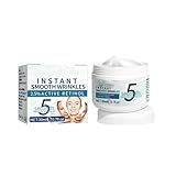 Soforteffekt gegen Falten,5 Sekunden Lifting Firming Anti-Aging,Natürliche Feuchtigkeitscreme für Glatte Haut,Retinol Anti Falten Creme,Aktiv-Retinol-Anti-Falten-Creme 30ML