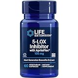 Life Extension, 5-LOX Inhibitor mit Après Flex, Weihrauch-Extrakt, mit 20% AKBA, hochdosiert, 60 vegane Kapseln, Laborgeprüft, Glutenfrei, Vegetarisch, Sojafrei, Ohne Gentechnik