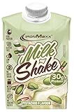 IronMaxx® Creamy RTD Protein Milkshake – Pistazie 500 ml | Laktosefreier, trinkfertiger Eiweißshake aus Magermilch | 30 g Protein pro Flasche