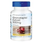 Fair & Pure® - Granatapfel-Extrakt 500mg - 40% Ellagsäure - vegan - 120 Granatapfel-Kapseln