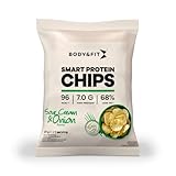 Body & Fit Smart Protein Chips 12 Beutel (Sour Cream & Onion)