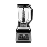 Ninja 2-in-1-Mixer mit Auto-iQ [BN750EU] 1200 W, 2,1-l-Behälter, 0,7-l-Becher, ‎19 x 25.5 x 45.5 cm, Schwarz/Silber