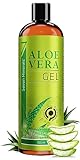 Aloe Vera Gel 99% Bio, 355 ml - ÖKO-TEST Sehr Gut - 100% Natürlich, Rein & Ohne Duftstoffe (Alkoholfrei, Kein Parfüm/WC-Duft) - Einzigartige Vegane Formel OHNE XANTHAN - aus ECHTEM SAFT, NICHT PULVER