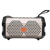 BOLORAMO Kabelloses Soundsystem Bass, verwendet MP3-Player, Radio, Bluetooth-Lautsprecher, einfache Verwendung für Musikwiedergabe für Liebesmusiker für den Außenbereich