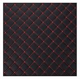 Kunstleder Vinyl-Stoff, Kunstleder Gesteppt Meterware Polsterstoff Möbelstoff Als Polster-Stoff/Sitzbezug, 160cm Breit(Black 3,1.6X1m)