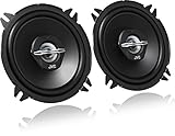 JVC CS-J520X 13 cm 2-Wege-Koaxial-Lautsprecher, 2 Stück, Black