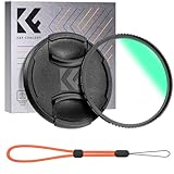 K&F Concept K-Serie UV Filter 52mm mit Objektivdeckel, Schutzfilter mit 18 Schichten Nanobeschichtungen