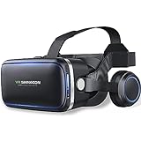 FIYAPOO VR Brille with Headset 3D VR Glasses Virtual Reality Brille PC Spielfreude für 4.7-6.6 Zoll, Android/iPhone Mobiles, HD, Blaulichtschutz,Kinder und Erwachsenen, Geschenk