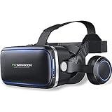 FIYAPOO VR Brille with Headset 3D VR Glasses Virtual Reality Brille PC Spielfreude für 4.7-6.6 Zoll, Android/iPhone Mobiles, HD, Blaulichtschutz,Kinder und Erwachsenen, Geschenk