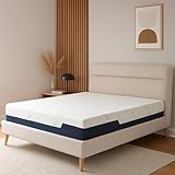 SAMPUR Original Matratze | Memory-Schaum | ergonomische Zonen | Abnehmbarer und atmungsaktiver Bambusbezug (140 x 200 cm)
