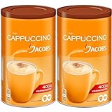 Jacobs VON JACOBS Cappuccino, 400g Kaffeespezialitäten Dose (Packung mit 2)