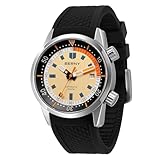 BERNY Taucheruhr für Männer Automatische mechanische Uhr 20ATM Armbanduhr Saphirglas Bequeme Silikon Uhrenarmband Super leuchtende Männeruhren