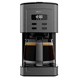 Cecotec Tropfkaffeemaschine Coffee 56 Time, 800W, Programmierungsfunktion, Edelstahldesign, LCD, Tropf-Stopp-Ausguss, Fassungsvermögen von 1,3L,12 Tassen, Automatische Abschaltung, Wasserstandsanzeige