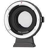 EF-M1 Autofokus Metall Objektiv-Adapter kompatibel mit Canon EF Objektiven auf M4/3 Kameras Iumix/oIympus/BMPCC (MFT-Mount)