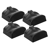 Kisangel 4 Stück Okarina-Basis halterung steht Stand Okarinahalter aus Kunststoff Schreibtisch-Ocarina-Ständer Tragbarer Okarina-Ständer 12-Loch-Ocarina-Halter Abs Black