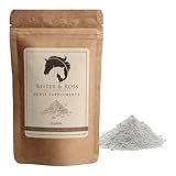 Reiter&Ross Zeolith, fein gemahlen, Zusatzfuttermittel für Pferde, 100% rein & natürlich, plastikfrei verpackt, 1000g/1kg
