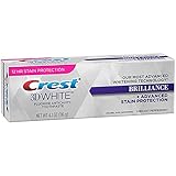 Crest Weiß 3D Brilliance + fortschrittlicher Schutz, vibrierender Pepermint, 4,1 oz