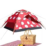 Campingzelte - wasserdichte Leichte Familienzelt | Einfache Setup -Outdoor -Unterkunft Für Das Wandern Von Rucksacktouren Strandfahrten | Tragbare Zelte - 2/4/6 Personen Camping -Abenteuer