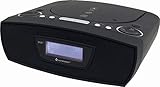 Soundmaster URD480SW DAB+ UKW Digital Radiowecker mit CD-Player MP3 Hörbuchfunktion USB Kopfhöreranschluss Uhrenradio