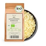 Kamelur Bio Langkornreis parboiled (5kg) – Langkorn Reis, weiß, gedämpft, BIO aus kontrolliert biologischem Anbau