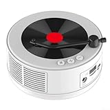 Retro FM Radio CD Player Stylischer Tragbarer FM Radio Player Mit Eingebautem Lautsprecher Vielseitige Wiedergabemöglichkeiten Lange Akkulaufzeit Outdoor