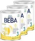 BEBA Nestlé BEBA 3 Folgemilch, Folgenahrung ab dem 10. Monat, 3er Pack (3 x 800g)