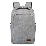 travelite Sicherheitsrucksack mit Reißverschluss hinten, SAFETY Daypack, BASICS, Reise Rucksack diebstahlsicher mit Laptopfach bis 15,6 Zoll, 46 cm, 23 Liter