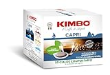 Kimbo CAPRI 44 mm ESE Pads, Intensität 10/13, Mittlere Röstung, 50 kompostierbare Pads