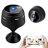 Calenxy Mini Kamera Überwachungskamera WLAN Innen 1080P Kleine Überwachungs Kamera mit Live Übertragung Handy App für Kompakt WiFi-Konnektivität für Heim Videoüberwachung