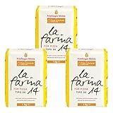Frießinger Mühle La Farina 14 Pizzamehl Tipo 00 1 kg (3er Pack) | Italienisches Spezialmehl für original neapolitanische Pizza – fein vermahlenes Weizenmehl mit hoher Backstärke