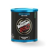 Caffè Vergnano 1882 Kaffee Dose Arabica gemahlen Entkoffeiniert - 250 g-Packung